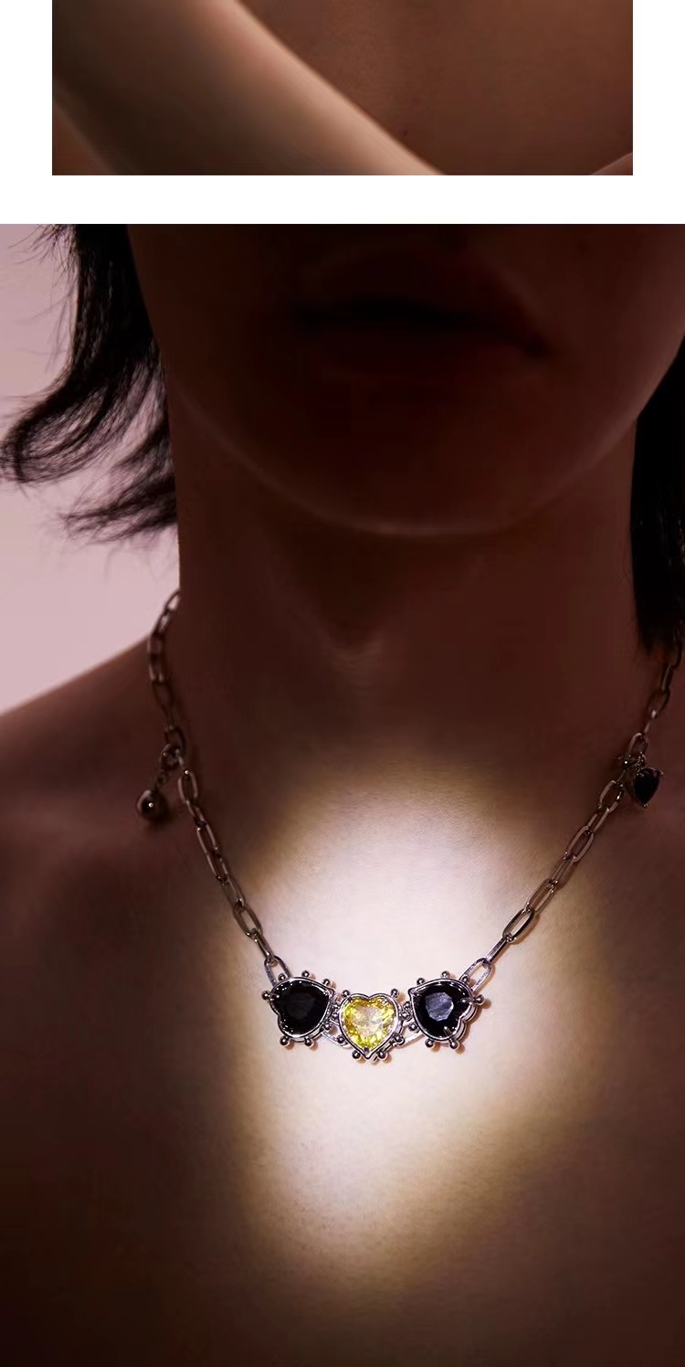 Three-Heart Pendant Necklace